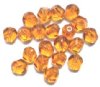 20 10mm Faceted Topaz Nugget Firepolish Beads
